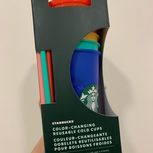 Starbucks color changing reusable cold cups 2020